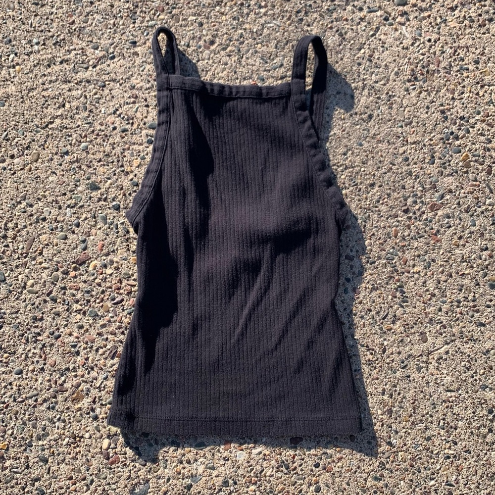 Free People backless square neck tank